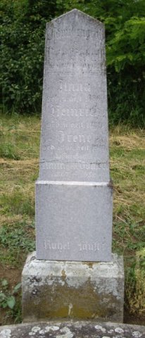 Herbert Peter 1860-1933 Bonfert Anna 1867-1952 Grabstein